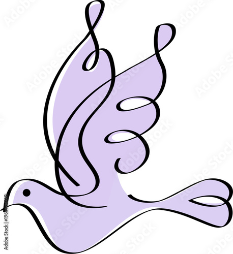 비둘기 장식 그림