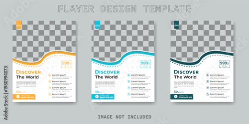 Ultimate Travel Adventure Flyer Discover Dream Destinations Affordable Tour Packages Flights Hotels Beaches Mountains Culture Experiences