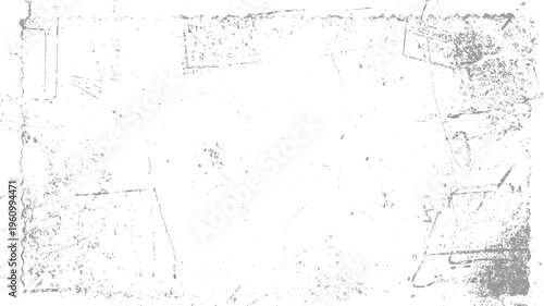 Faded grey distressed paper texture with scuff marks and speckles white