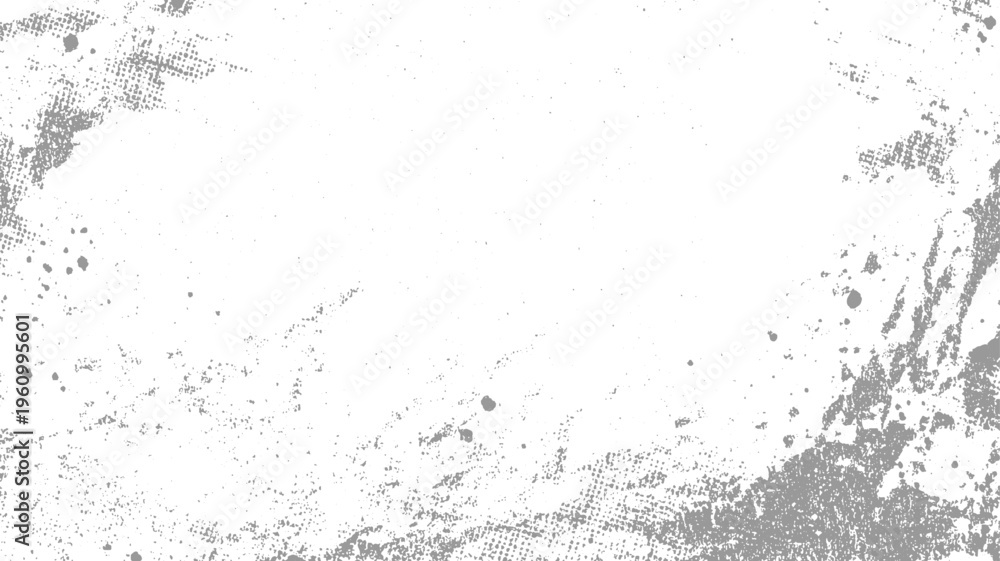 Obraz premium Textured grey and white abstract background with distressed grunge and scattered dots