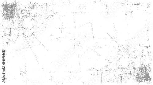 Grey distressed textured background with scratches and speckles white