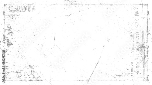 Faded grey textured background with distressed paper effect and faint scribbled markings white