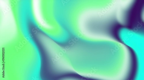 Abstract Green Gradient Animation 4K Soft Blurred Background