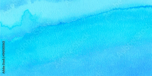 Bright turquoise swimming pool water surface creates a clean liquid texture pattern with a wet watercolor art design on an abstract blue wallpaper background