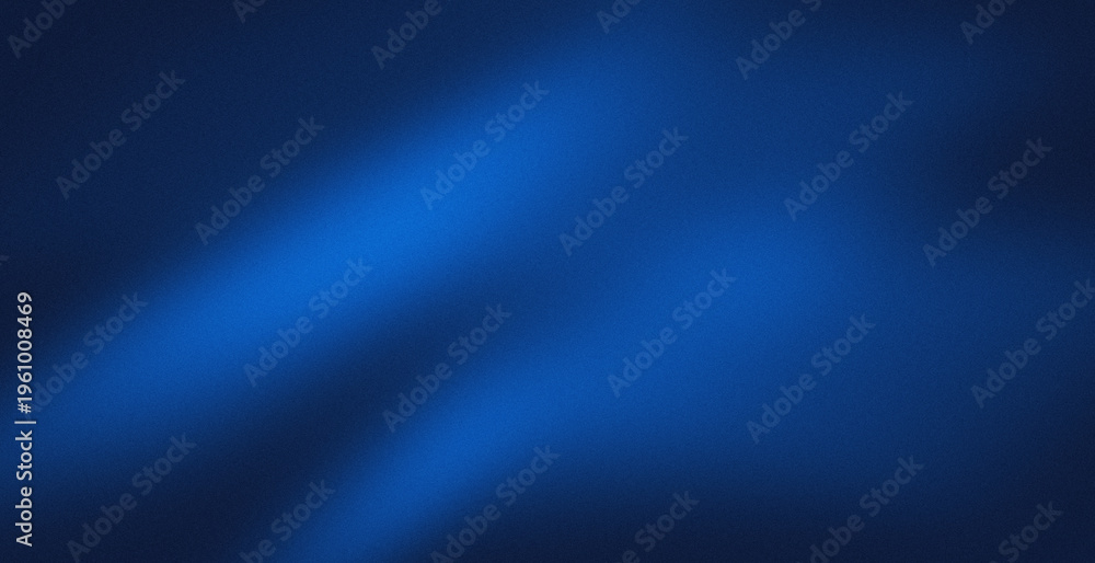 Fototapeta premium Deep blue gradient swells with soft, flowing motion. Smooth texture suggests fabric or liquid movement. Muted tones convey calm or mystery. Ideal for abstract backgrounds or design overlays