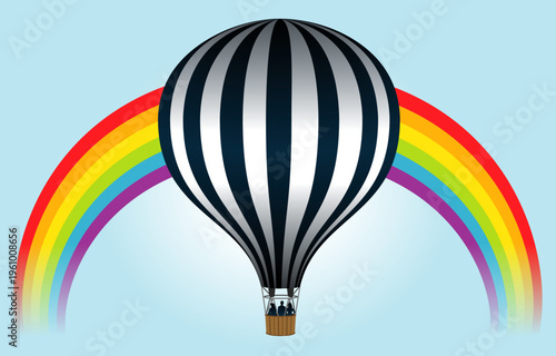 Montgolfière Ar en ciel 2