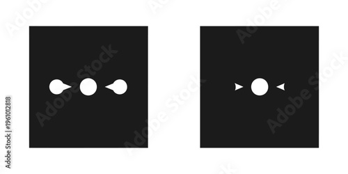 dice rolling transition animation flat design vector illustration