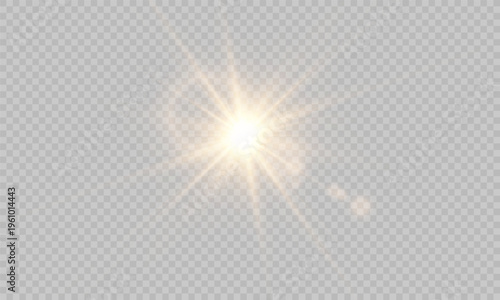 Glow isolated white transparent light effect, sun light with lens flare effect. Sun flush, Overlays, light, Sun, sunrays, transitions, lens flare, light leaks and glare in PNG format. PNG sunlight 