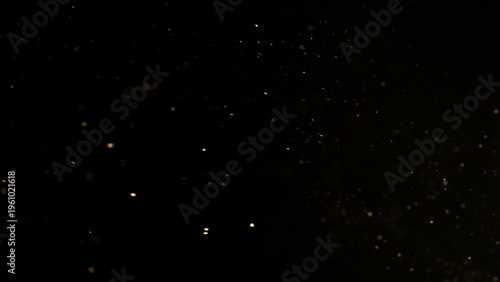Freeze Motion Shot of Golde...