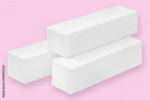 3 Nagel Buffer Hintergrund pink