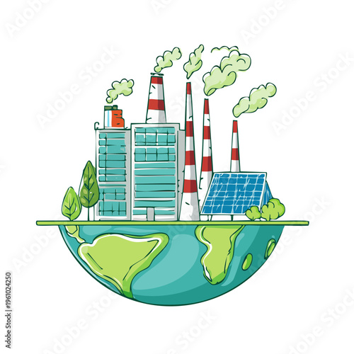 Industrial vs eco city