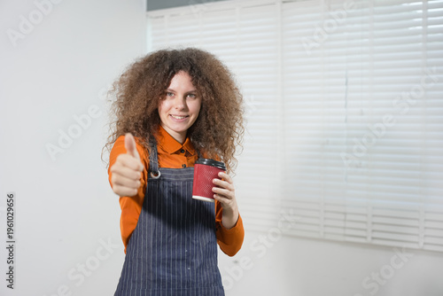 A female model is posing in a studio against a white backdrop, displaying various expressions such as showing a credit card, laughing, crying, feeling happy, surprised, playing sports, and more.