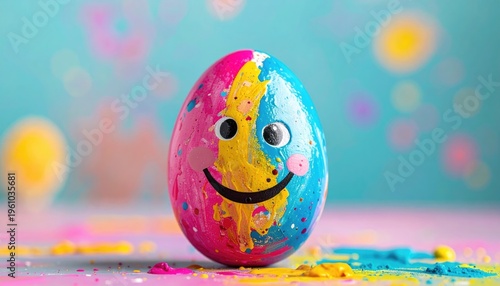  Colorful emotion easter egg