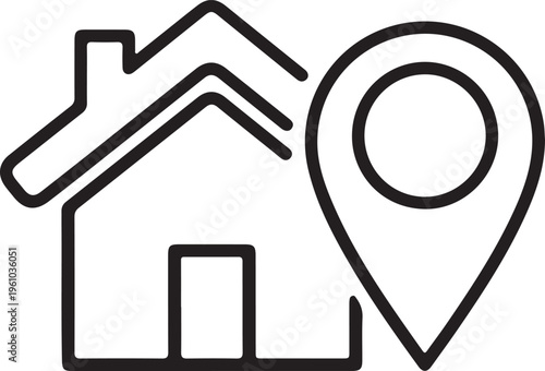 location, pin, map, property, house, navigation, gps, address,