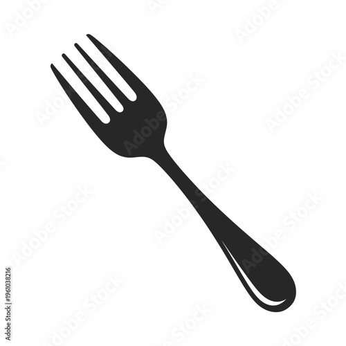 Black Fork Utensil Dining Eating.