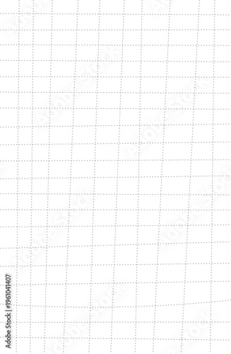 Dotted grid memo pad, loose-leaf paper, notebook background, handwritten distortion