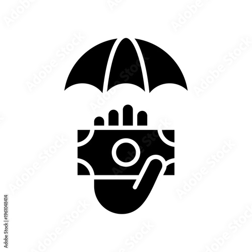 Insurance Payout glyph icon