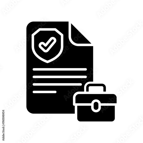 Insurance Portfolio glyph icon