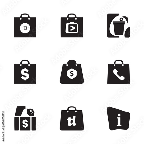 Core business values represented by icons for teamwork growth ideas shelter and partnership