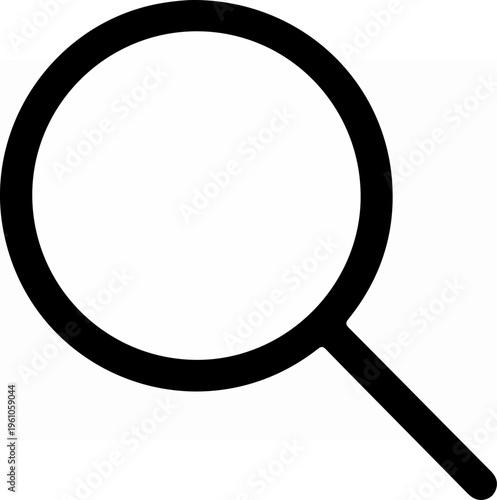 Magnifying glass icon for search and find symbol.