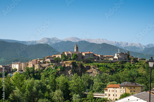 Bellver de Cerdanya is a medieval town on top of a hill in the region of Lower Cerdanya, province of Lleida, Catalonia, Spain