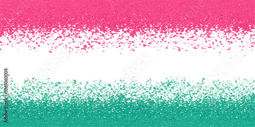 An abstract colorful floral background with pink bubbles and blue snowflakes creates a winter holiday pattern frame for a festive Christmas illustration or nature splash wallpaper design