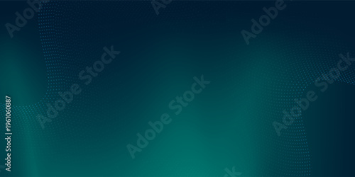 Digital technology speed connect blue green background, cyber nano information modern dots art pattern elegant