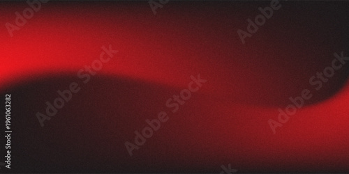 The dark red and black abstract design contrasts nicely with the rough-textured noise dots.