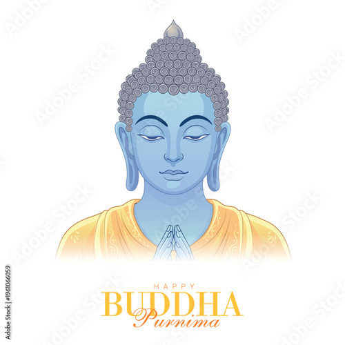 Happy Buddha Purnima Banner  Happy Buddha Jayanti Template 