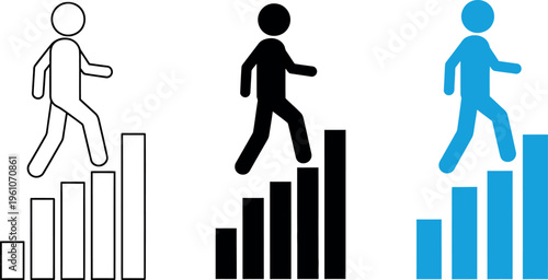 Progressive growth and success steps