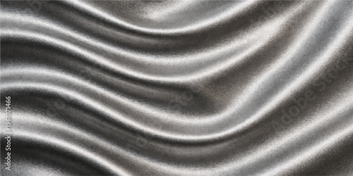 A smooth elegant red silk fabric background features luxurious flowing waves and a shiny satin textile texture for a soft decorative backdrop