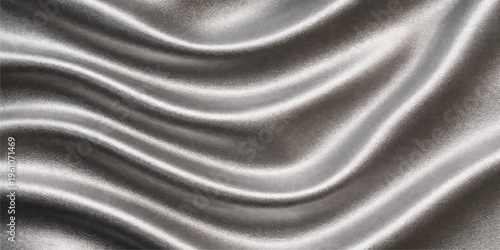 Smooth elegant silk fabric background featuring flowing satin waves and a soft luxury textile pattern in shiny purple and blue fashion design