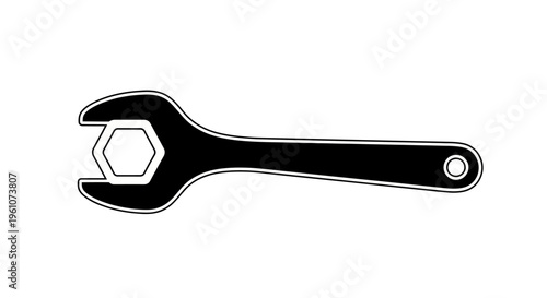 Adjustable Wrench Tool for Tightening Bolts.