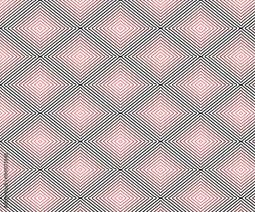 Seamless diamond pattern geometric background texture design