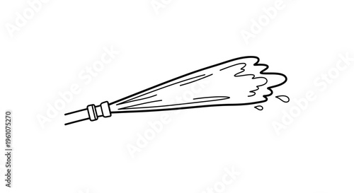 Water Spray Nozzle Head Closeup View.