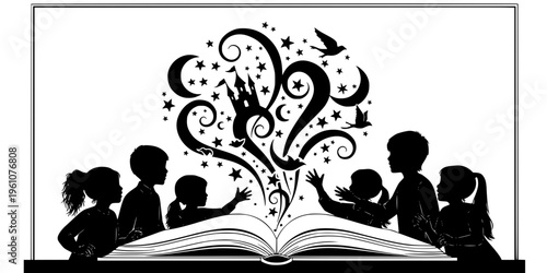 Children's Storybook Silhouette
