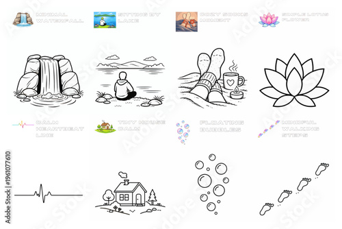 Anxiety Relief Micro Moments Coloring Page for Adults and Teens Vol-06