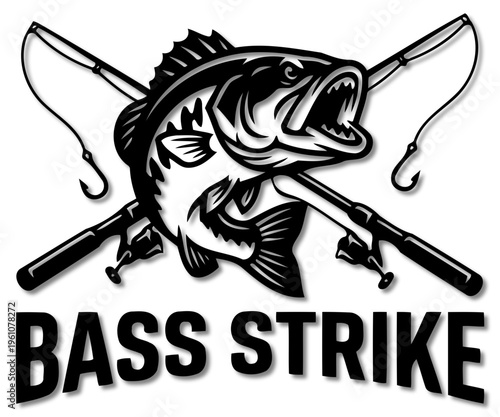 Badge Featuring Largemouth Bass