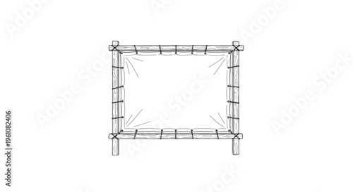 Metal Grid Framework Structure.