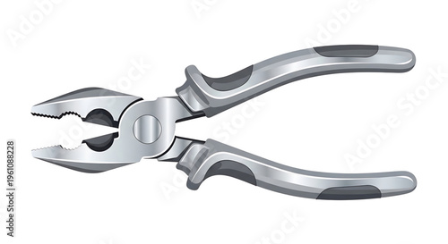 A pair of needle nose pliers on a white background