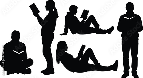 Ancient Greek Roman silhouettes collection featuring classical temple architecture, ionic columns, philosophers in tunics, olive trees, and antique mythological figures,