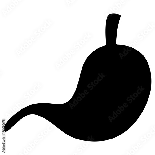 Stomach Glyph Icon