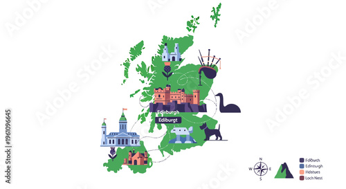 Explore Scotland's Iconic Landmarks and Rich Cultural Heritage on a Whimsical Journey Across Its Famous Regions and Historic Sites