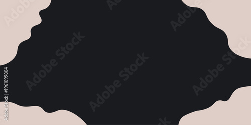 Abstract memphis background. Fluid shapes composition