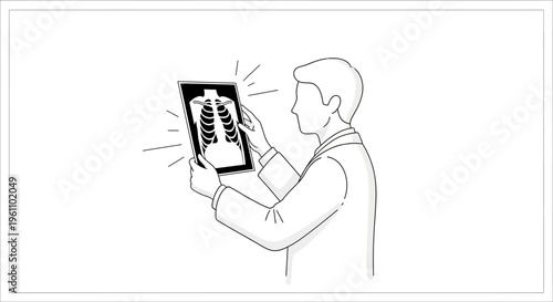 Man holding a smartphone device.