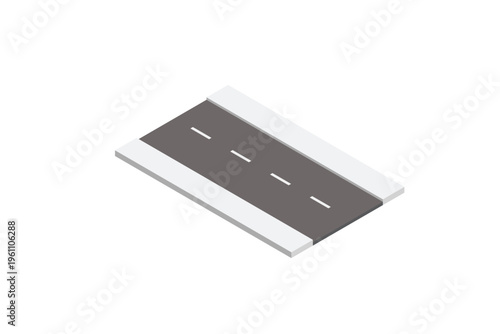 Isometric Straight Road Segment