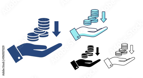 cash flow, money transfer, finance concept