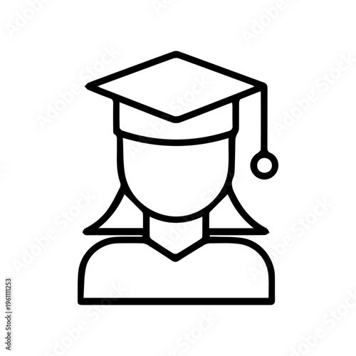 Graduate Student Person Icon