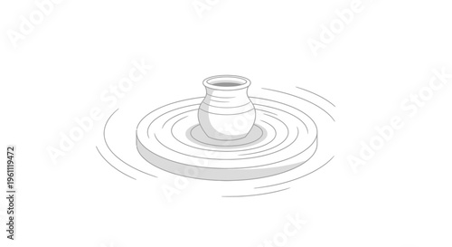 Water Droplet Falling Into Water Surface.