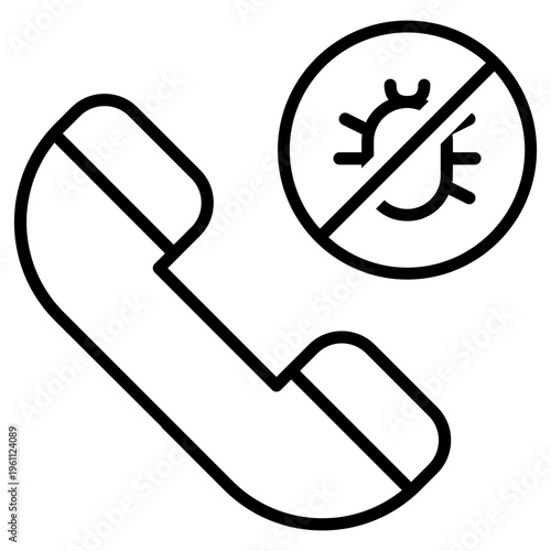 Pest icon vector. Pest control Illustration sign. Insect control symbol. pest control service logo.